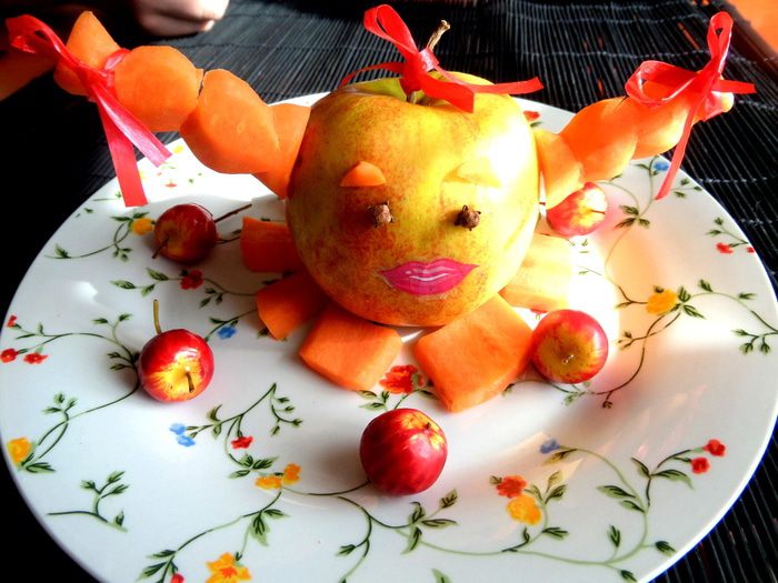 Фруктовый салат &amp;quot;Гусеничка&amp;quot;