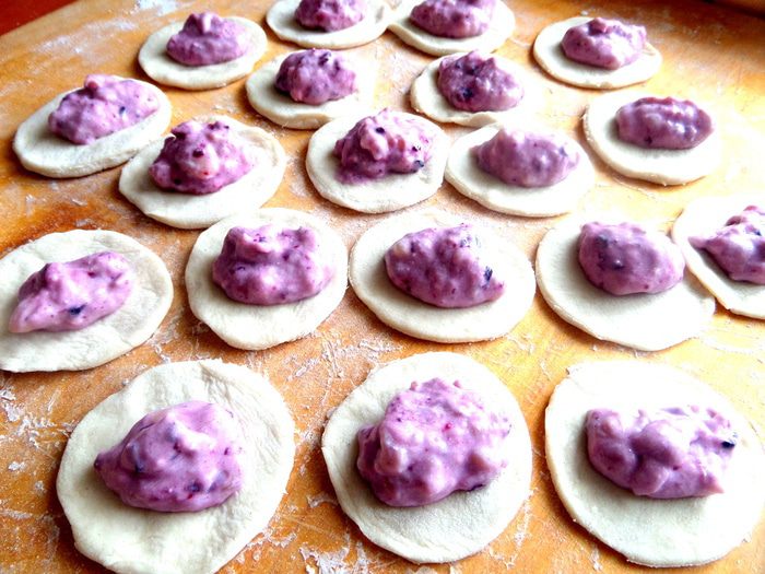 Вареники с домашним маскарпоне