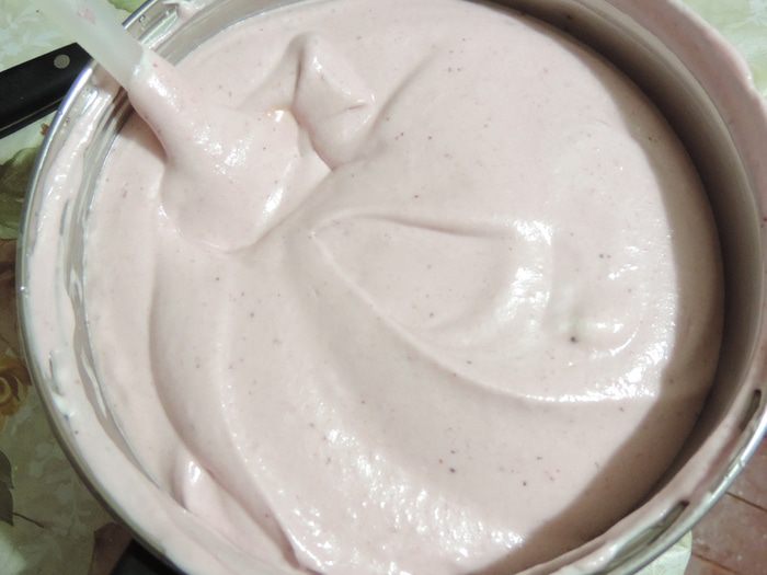 Клюквенный торт-мусс с миндальным пралине &amp;quot;Праздничный&amp;quot;