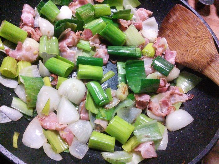 Гречневая каша с шампиньонами в мясном хлебце 