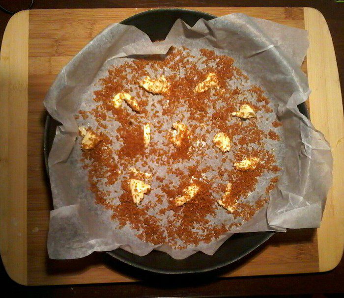 Лимонный бисквит с грушами 