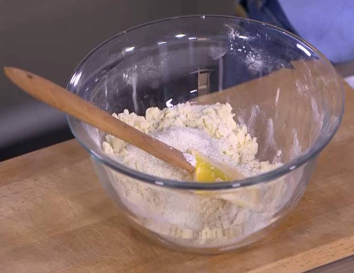 Кокосовое печенье с ананасами 