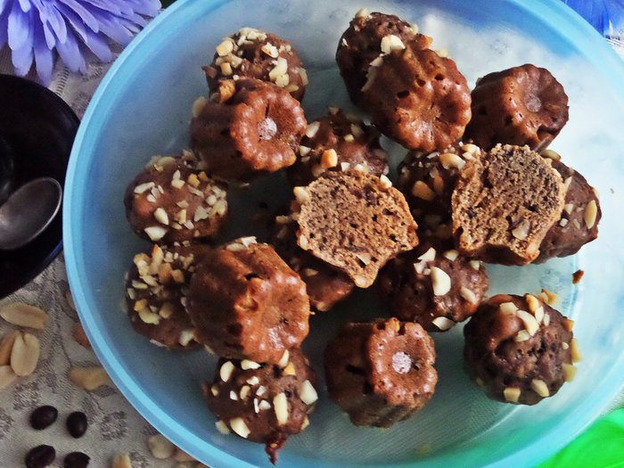 Постные кофейные кексы
