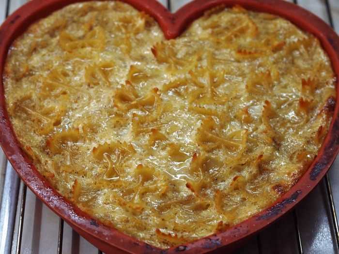 Сладкая запеканка из макарон