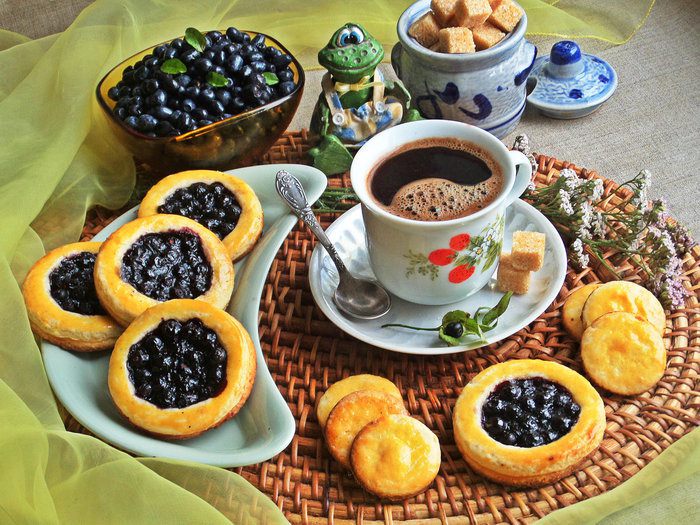 «Песочники» с черникой