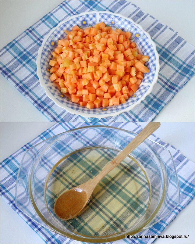 Корзинки из цельнозерновой муки с морковными цукатами