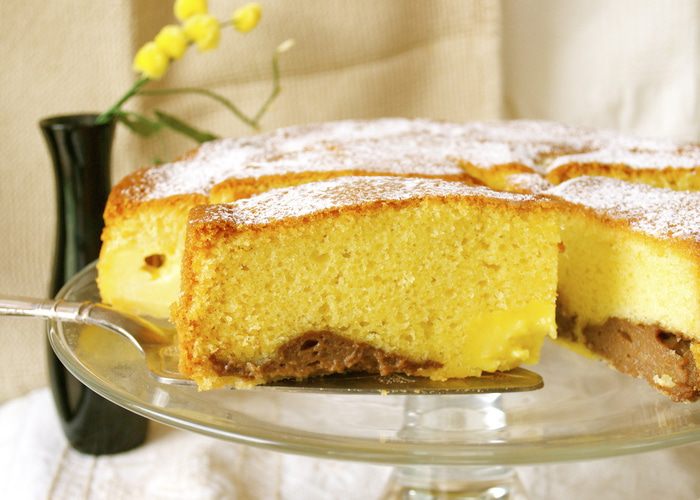 Торт &amp;quot;Нуа&amp;quot; с двойным заварным кремом