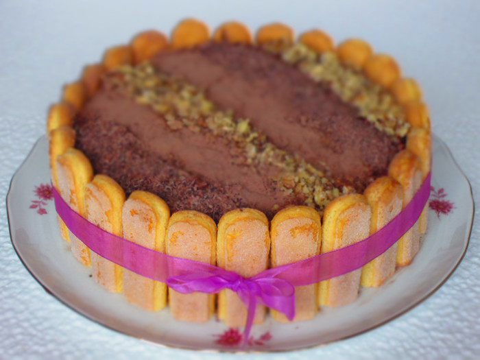 Шарлотка &amp;quot;Ореховое тирамису&amp;quot; 