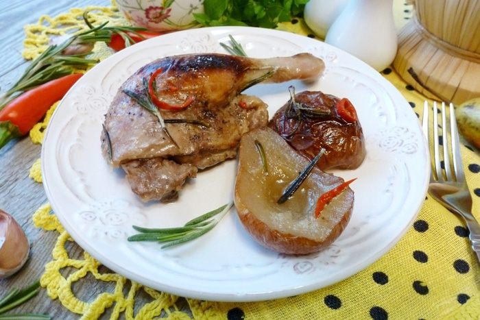 Запеченные утиные ножки «Дюшес»