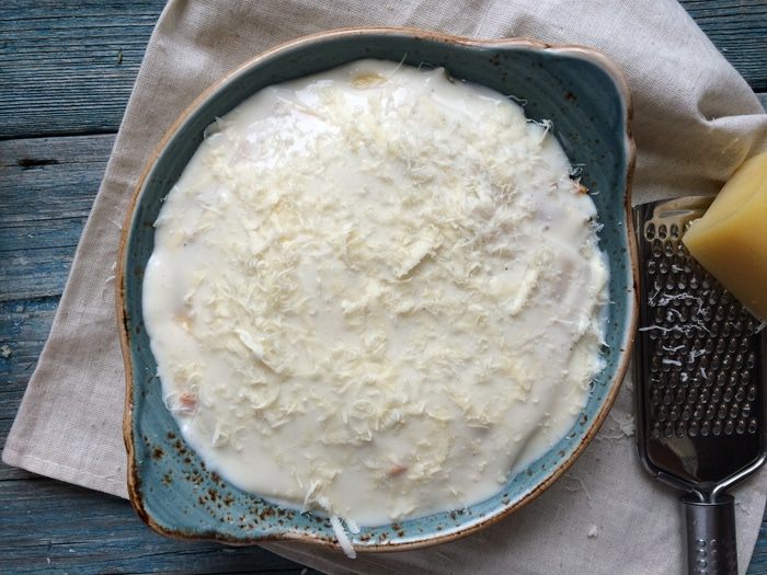 Лазанья с уткой 