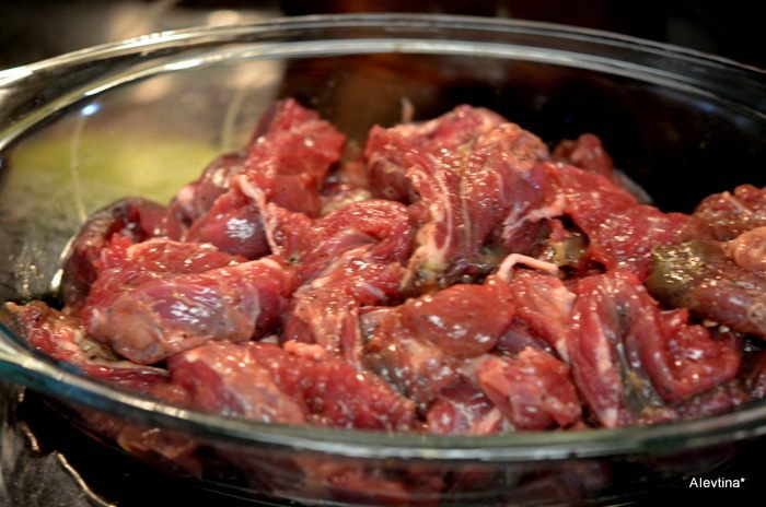 Стейк с перцем