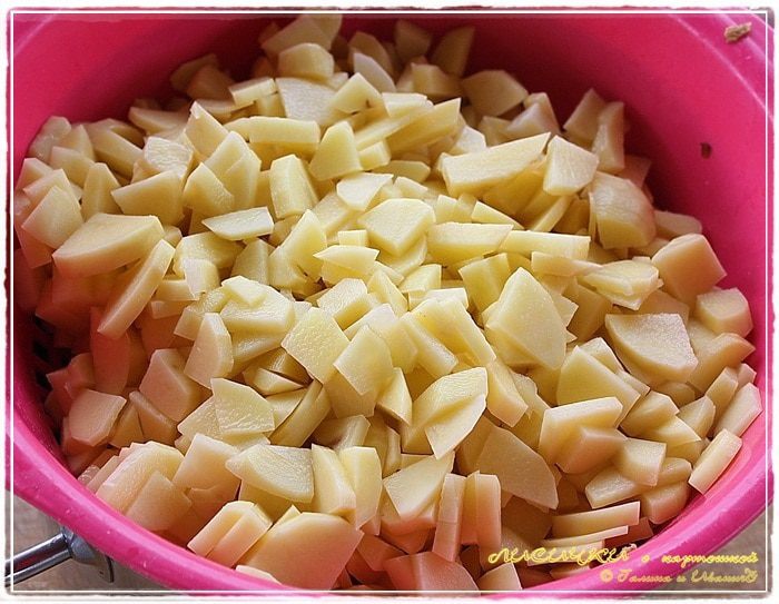 Лисички с картошкой в казане