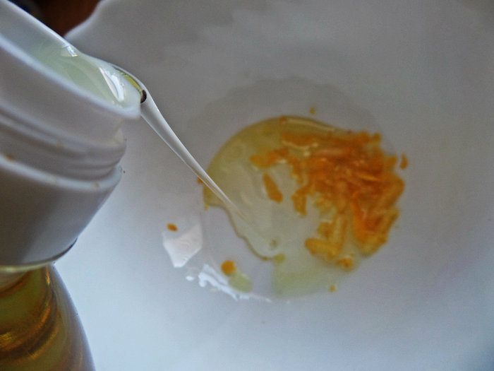 Лимонный картофель с луком