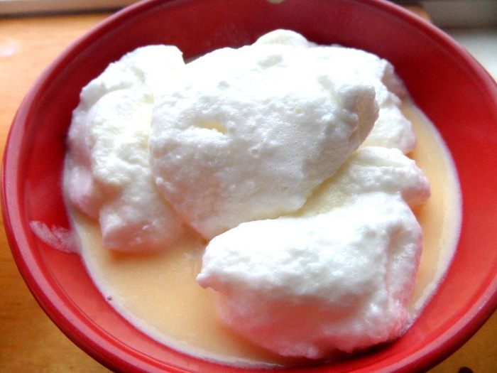 Суп-крем со снежками (Lumepallisupp)