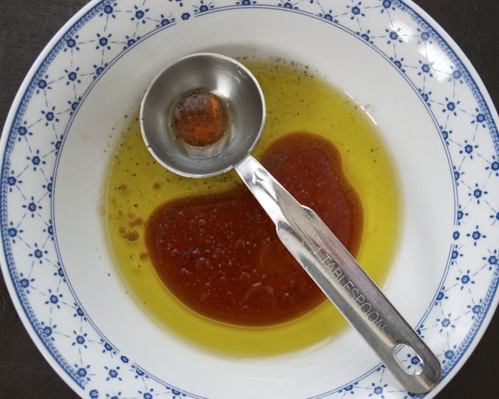 Панцанелла с семгой