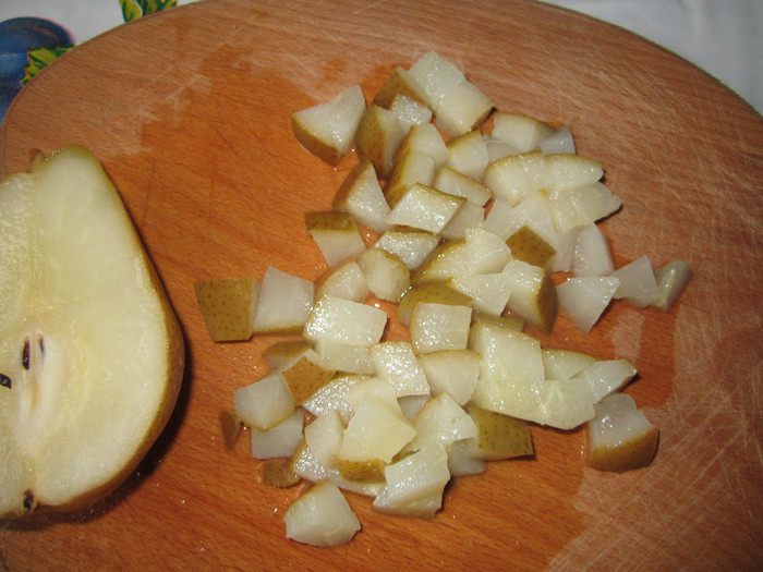 Тирамису с грушей и лаймовым курдом