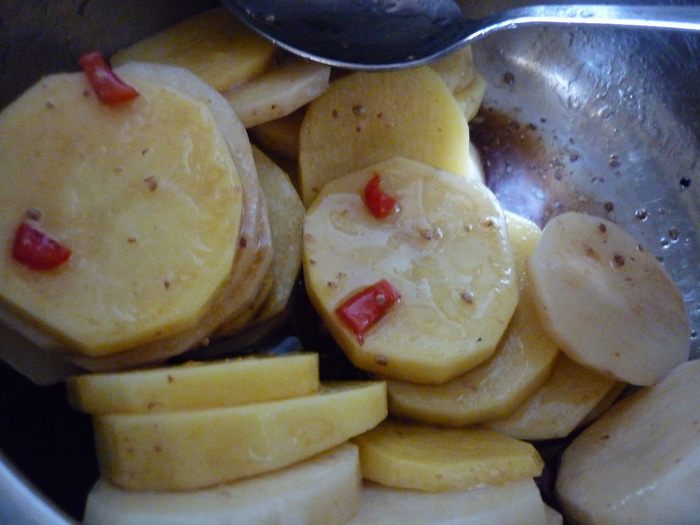 Картофельные шашлычки