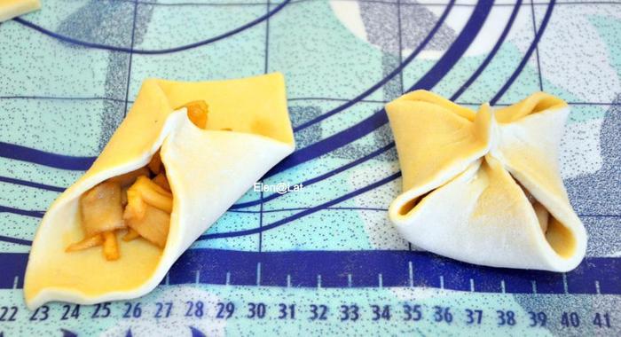 Конвертики с карамельными яблочками