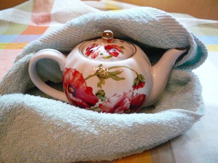 Яблочный чай с апельсином и корицей