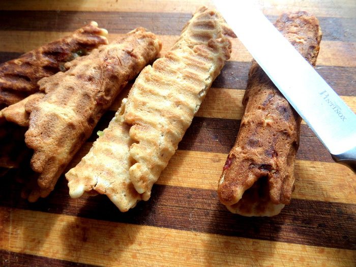 Хрустящие вафли с цукатами