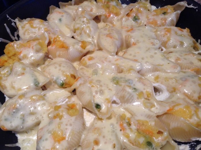 Паста с полентой