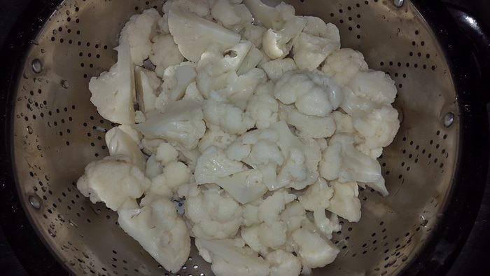 Цветная капуста, запеченная с мясным фаршем