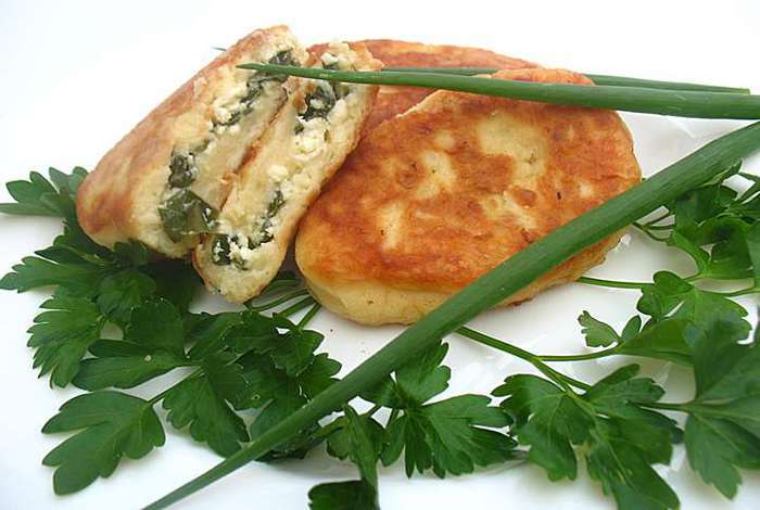 Заварные картофельные пирожки с начинкой