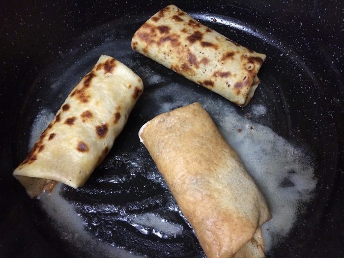 Блинчики с мясом