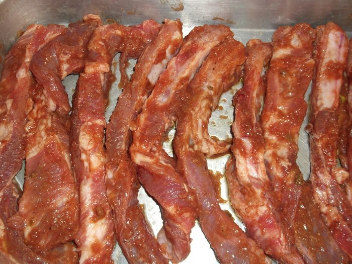 Свиные ребрышки по-канадски