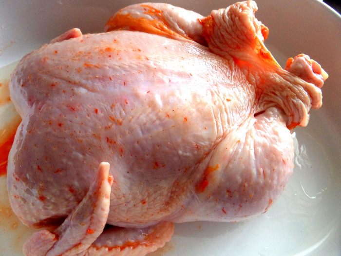 Курица с морковью и картофелем