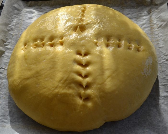 Итальянский пасхальный каравай (Pinza Triestina)