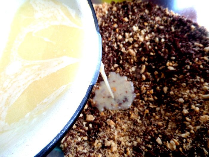 Чизкейк с шоколадом и домашним маскарпоне