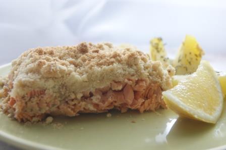 Лососевый крамбл