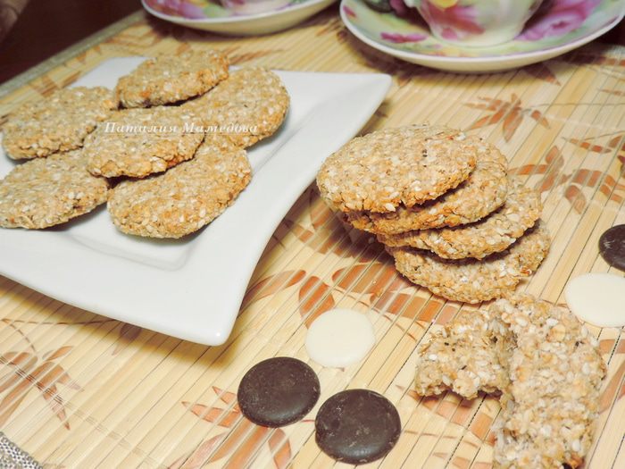 Постное энергетическое печенье &amp;quot;Фитнес&amp;quot;