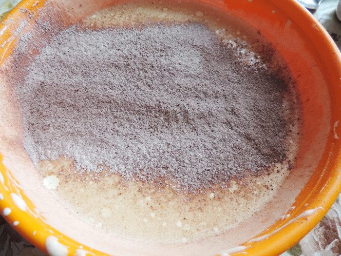 Цукотто (торт-купол) с апельсиновым и шоколадным муссами