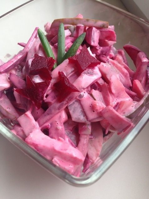 Свекольный салат по-немецки