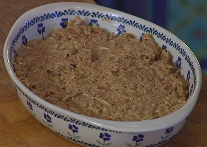 Ореховый пирог с имбирем и сливочным кремом