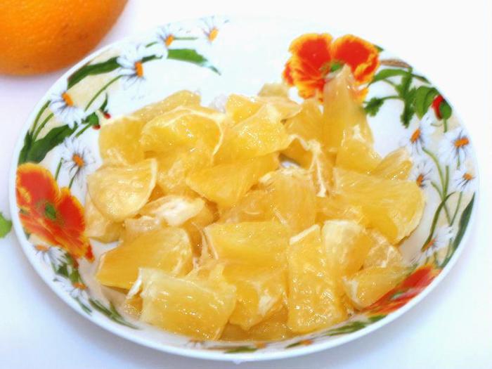 Марокканский салат из овощей и апельсина