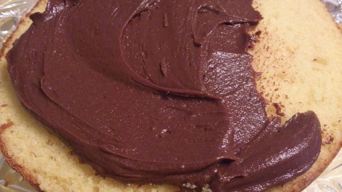 Золотистый торт