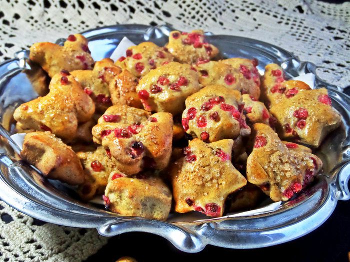 Пряники с брусникой на цельнозерновой муке