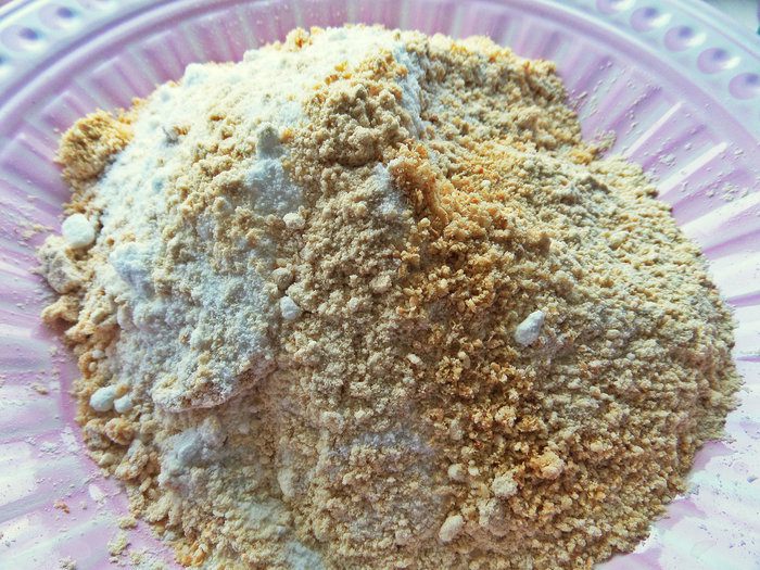 Кунжутное печенье на жареной муке