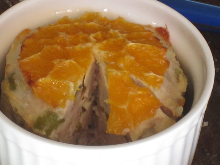 Куриный паштет с оливками и апельсинами