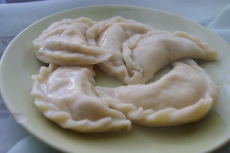 Вареники с форелью и рикоттой