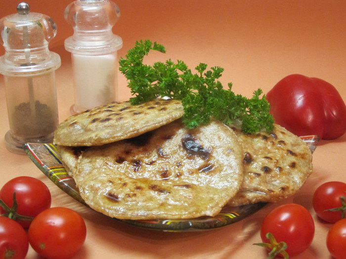 Лепешки &amp;quot;Чапати&amp;quot; с начинкой