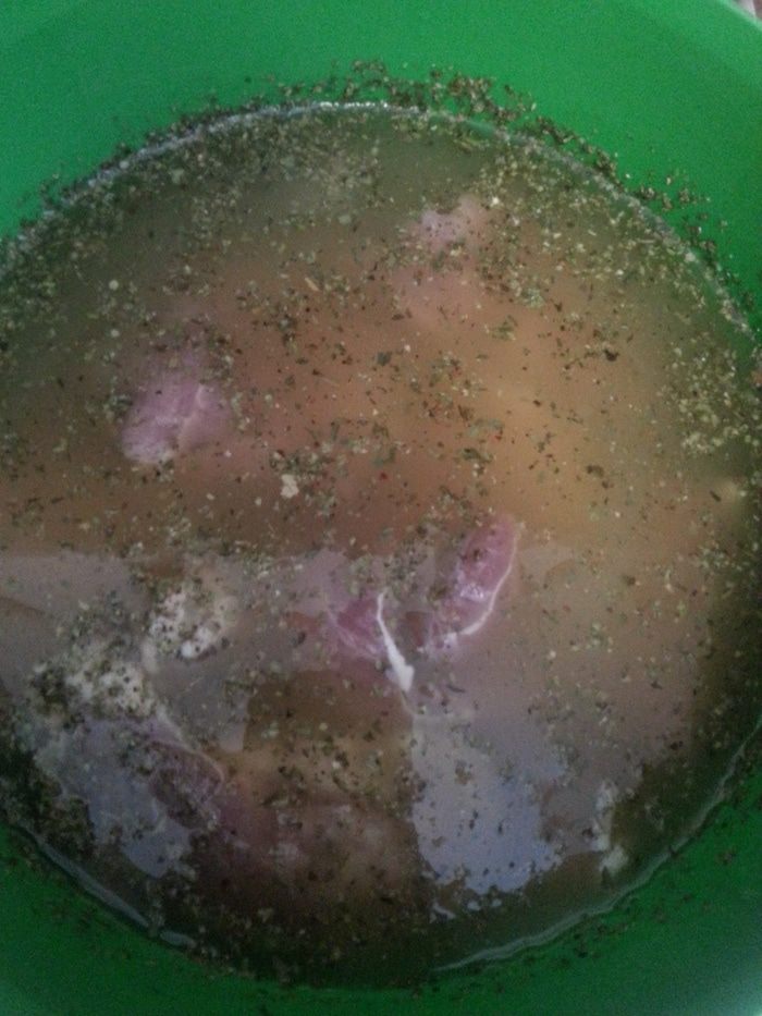 Свинина в сыворотке