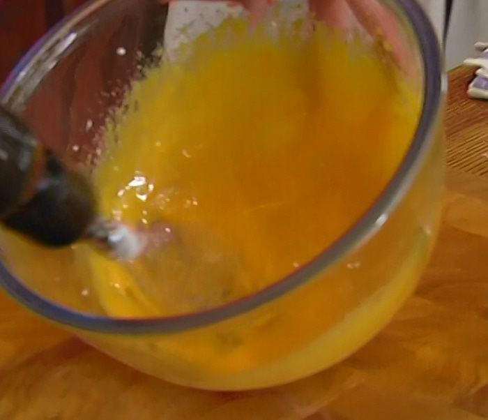 Бисквит на зеленом чае 