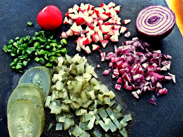 Блины на картофельном отваре с начинкой