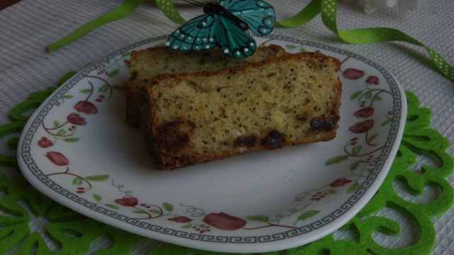 Творожно-маковый кекс с финиками