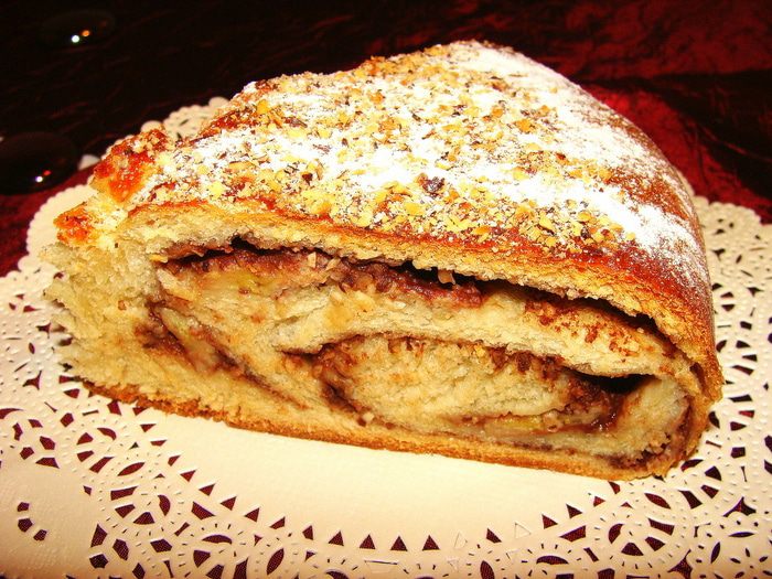  Пирог &amp;quot;Шоколадно-банановая улитка&amp;quot; по мотивам рецепта Юлии Высоцкой