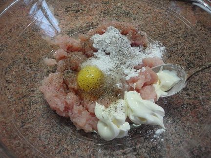 Куриные оладьи